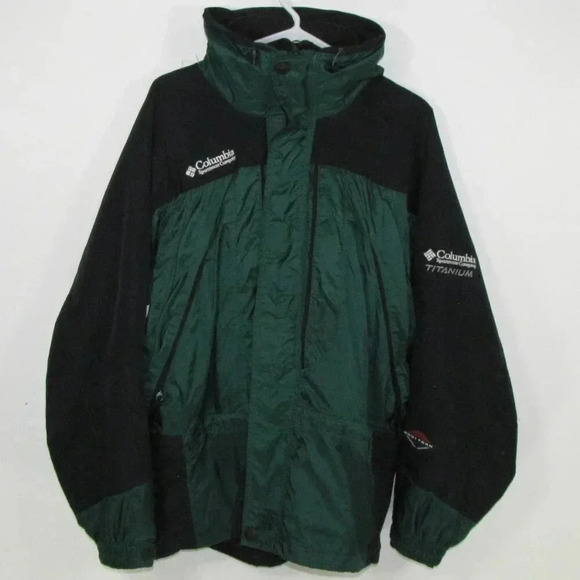 Columbia Other - Columbia Titanium OmniTech Coat Green Men's Medium